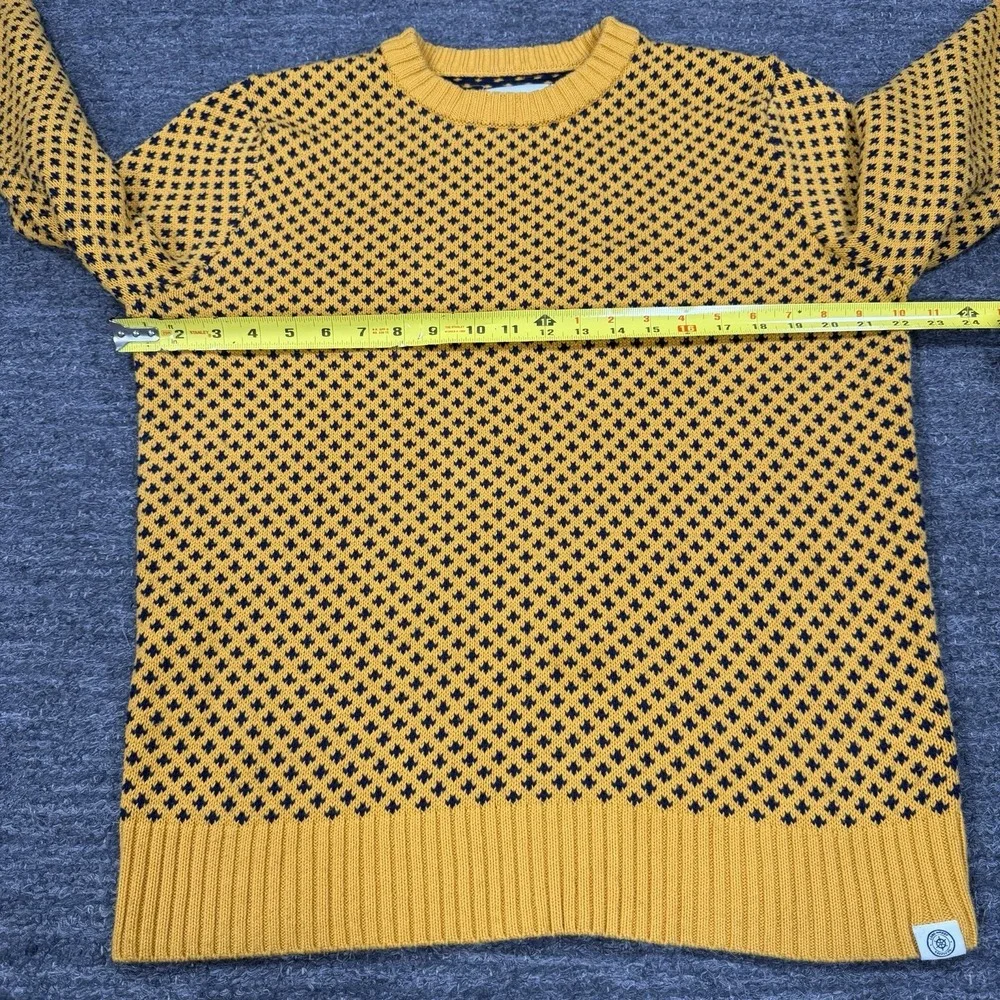 Long Wharf Supply Co. Edgartown SeaWell Crew Marigold Sweater Men XL Fisherman